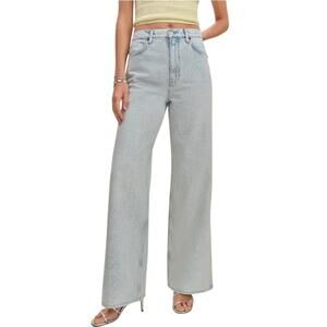 Reformation Women's Shasta Cary High Rise Slouchy Wide Leg Jeans Size 30